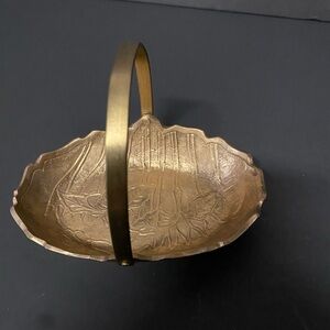 Elegant Gold Decorative Basket